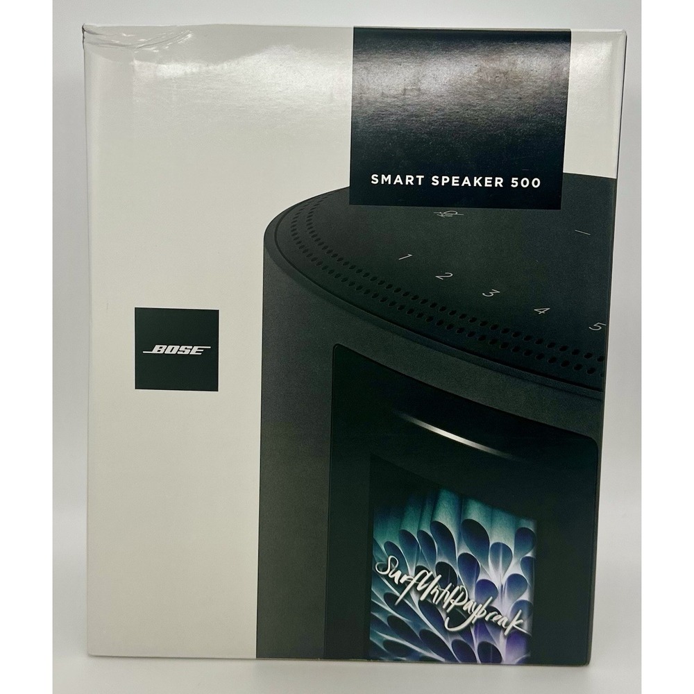 Bose Home Smart Speaker 500 Triple Black NEW SEALED WiFi Bluetooth Alexa